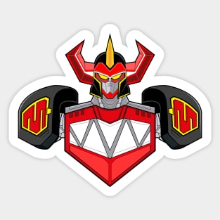 Megazord Mighty Morphin Sticker